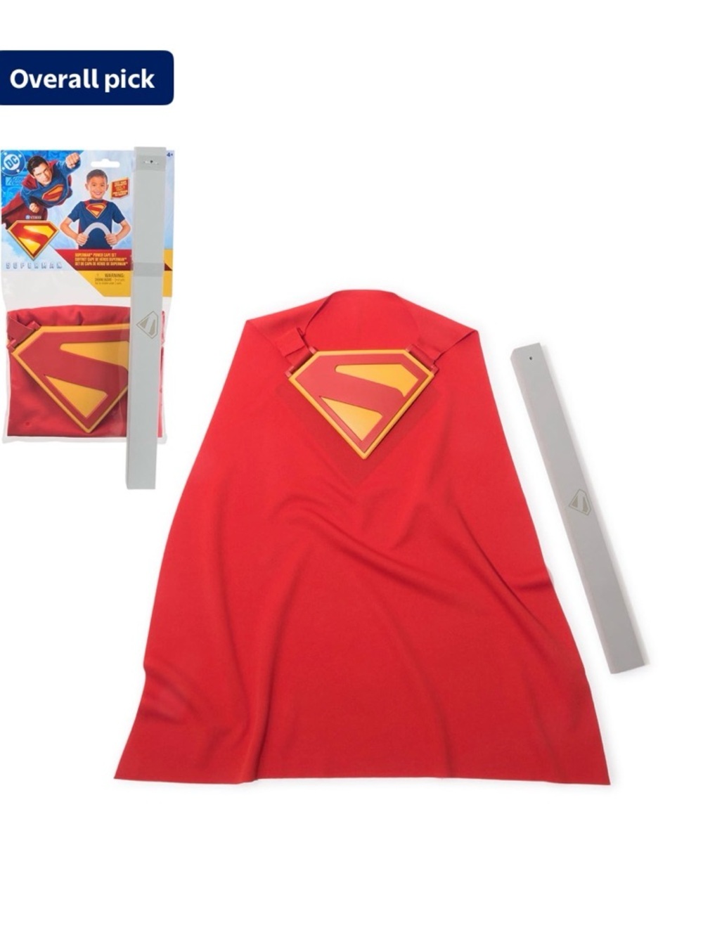 Superman Red Cape with Shield Emblem